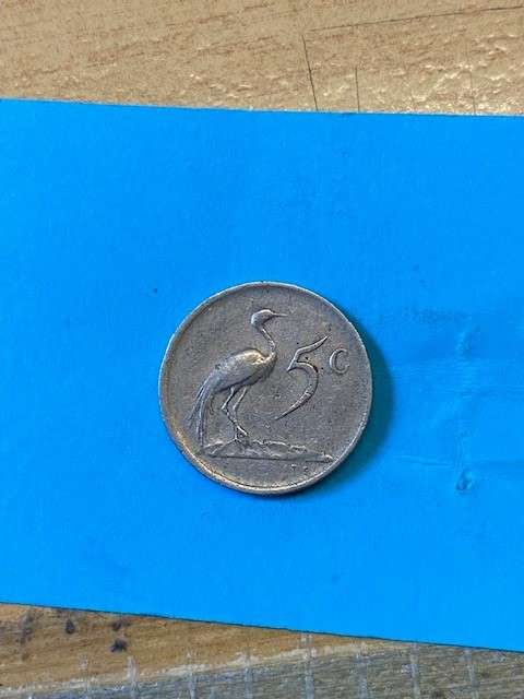 1978 South Africa 5 cent - BID PER COIN