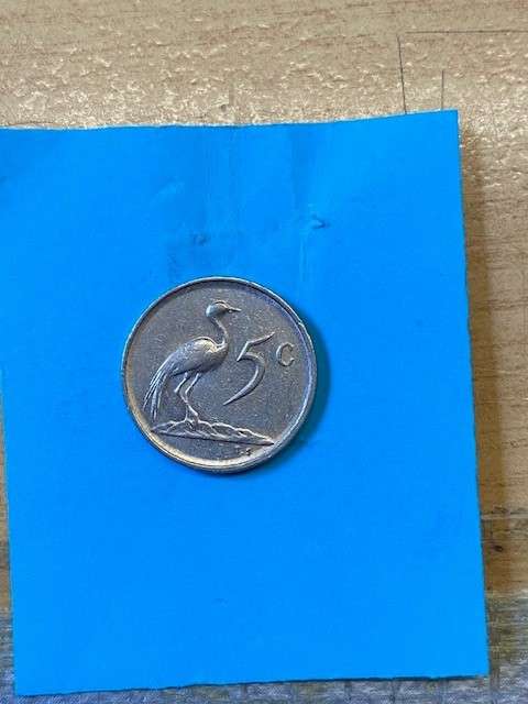 1979 South Africa 5 cent - BID PER COIN