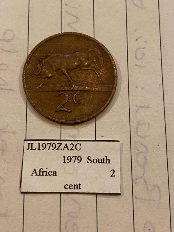 1979 South Africa 2 cent