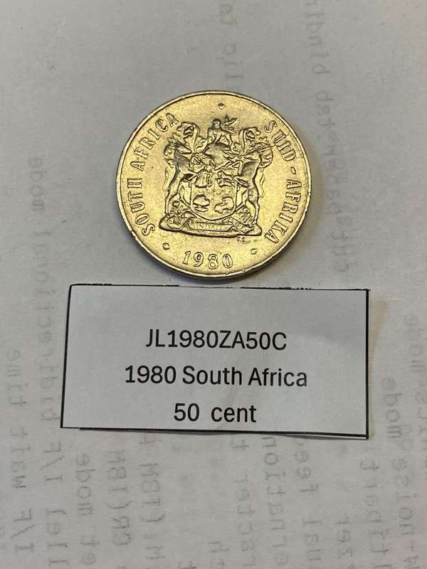 1980 South Africa 50 cent