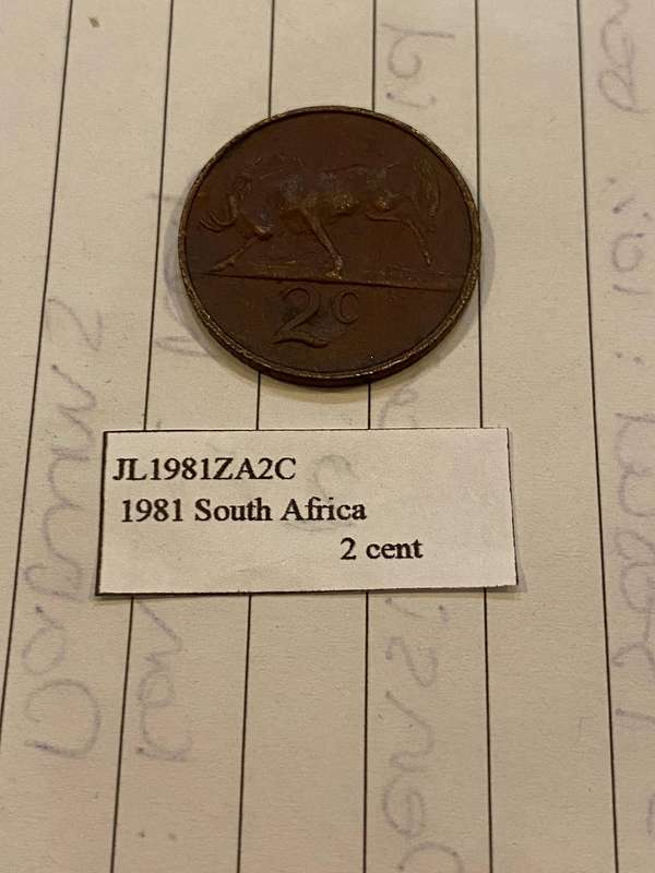 1981 South Africa 2 cent