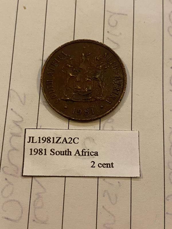 1981 South Africa 2 cent