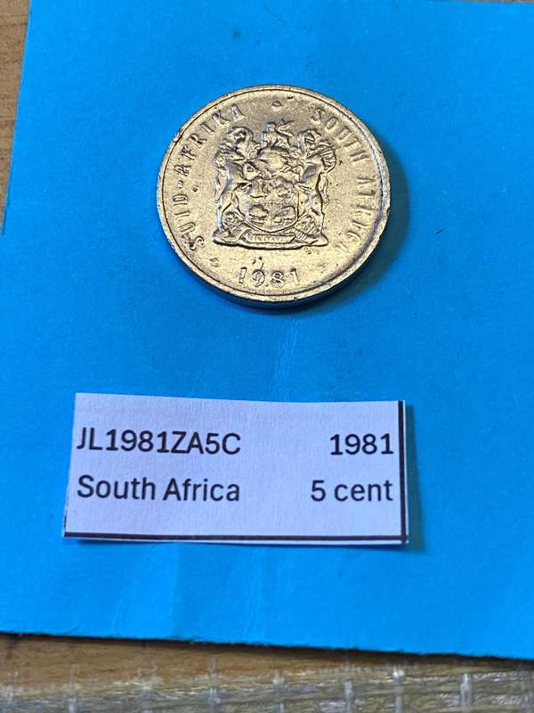 1981 South Africa 5 cent