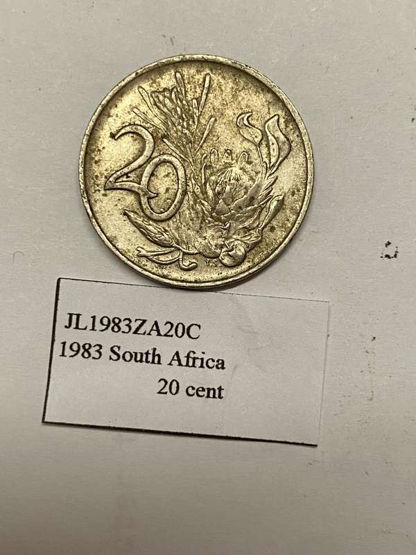1983 South Africa 20 cent