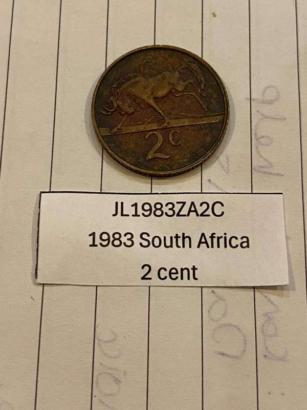 1983 South Africa 2 cent