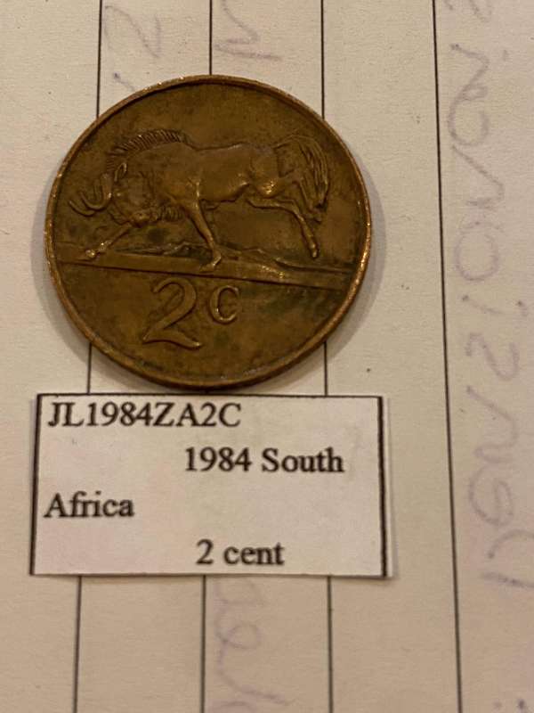 1984 South Africa 2 cent