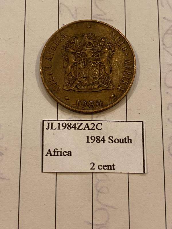 1984 South Africa 2 cent