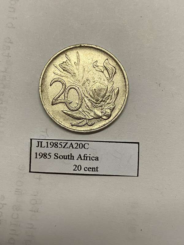 1985 South Africa 20 cent