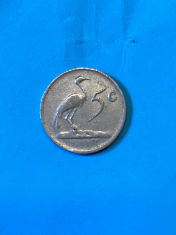 1985 South Africa 5 cent