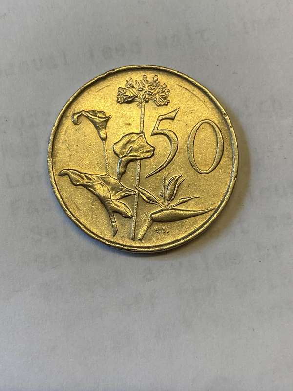 1985 South Africa 50 cent