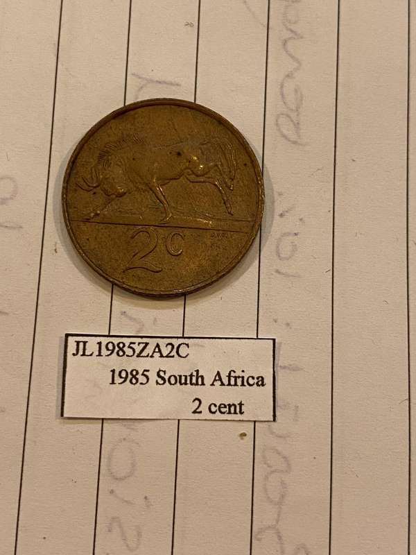 1985 South Africa 2 cent