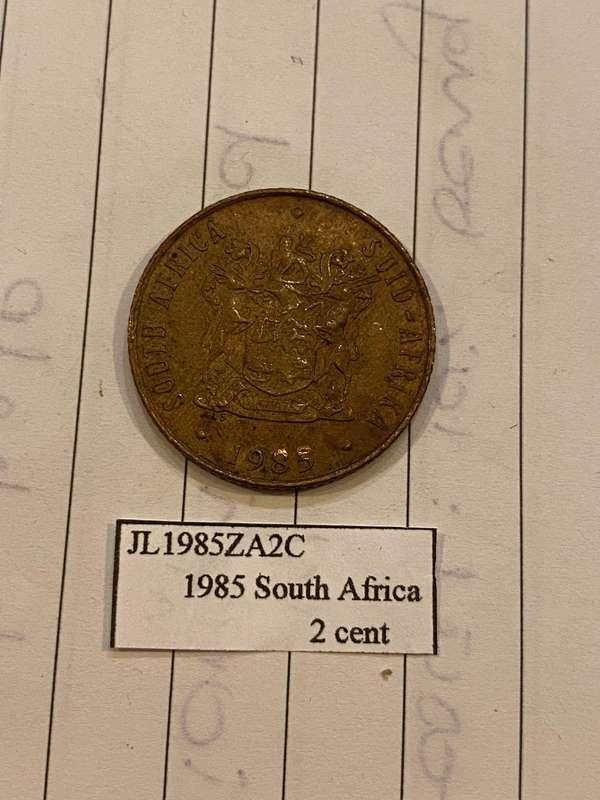 1985 South Africa 2 cent