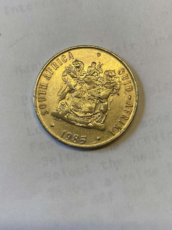 1985 South Africa 50 cent
