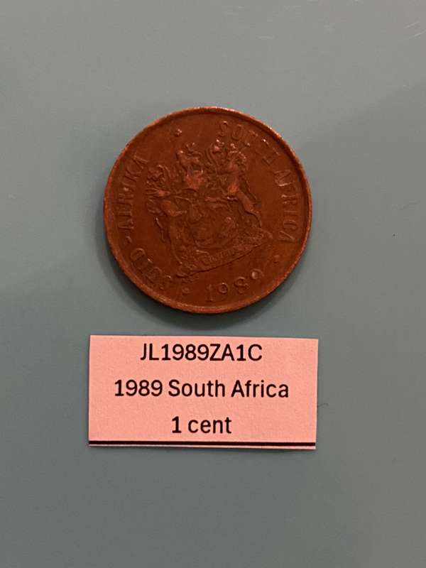 1989 South Africa 1 cent
