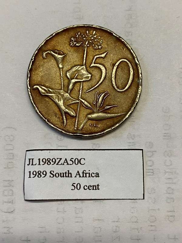 1989 South Africa 50 cent