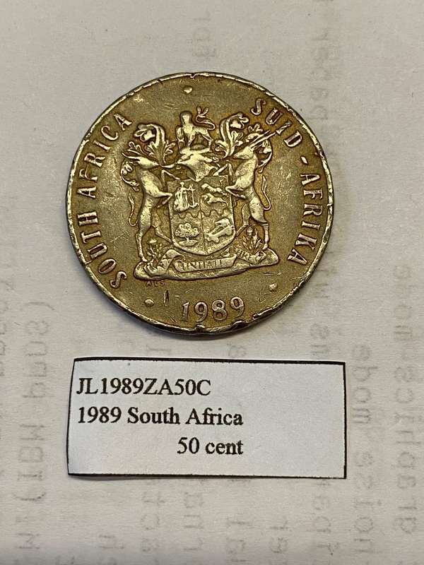 1989 South Africa 50 cent
