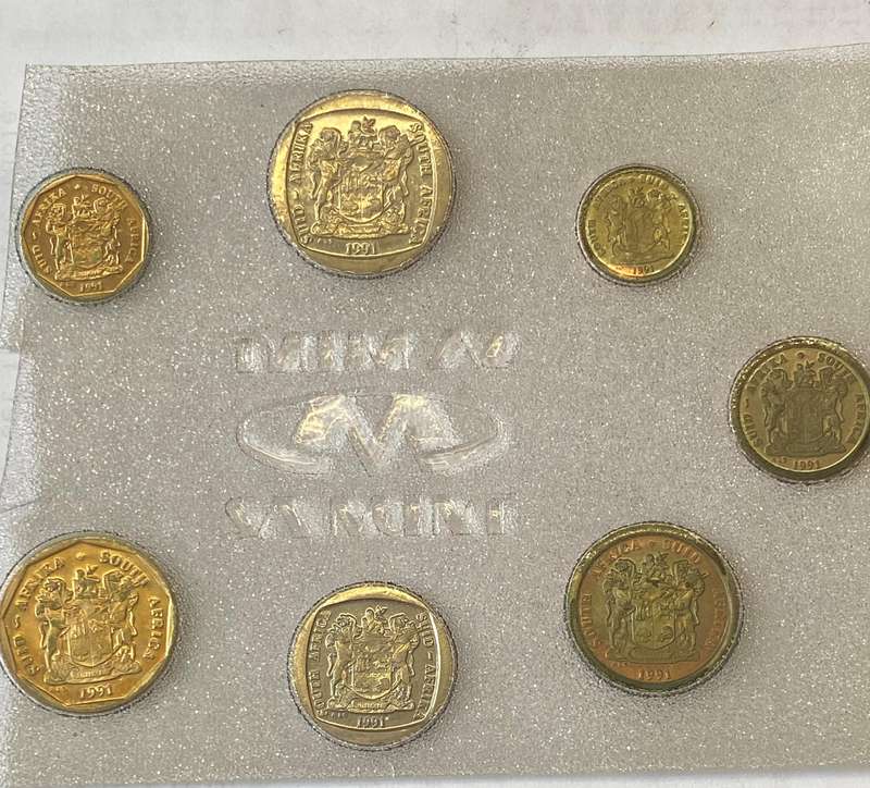 SA Mint Pack 1991 - MISSING 20c coin