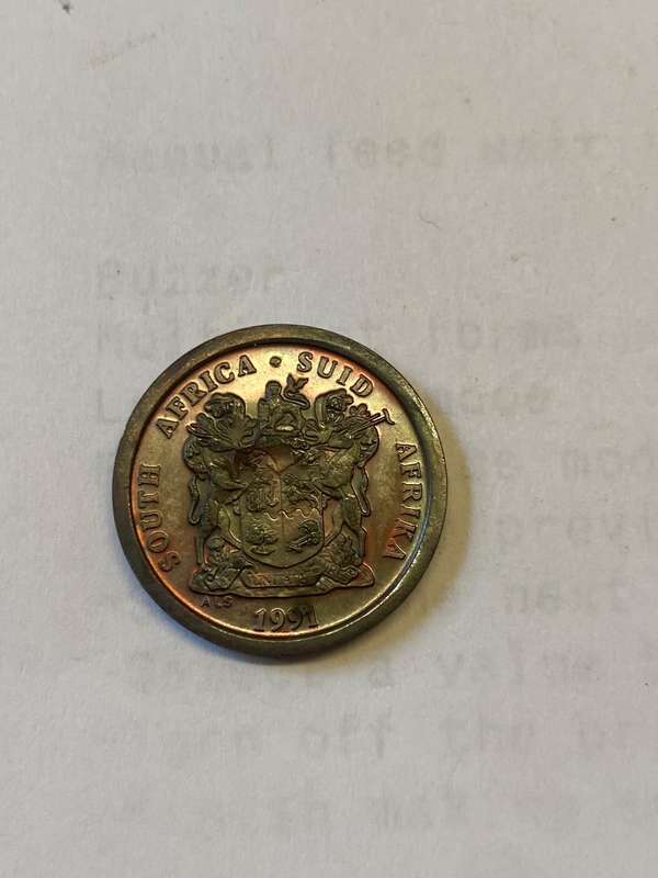 1991 South Africa 5 cent