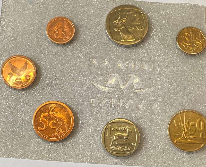 SA Mint Pack 1991 - MISSING 20c coin