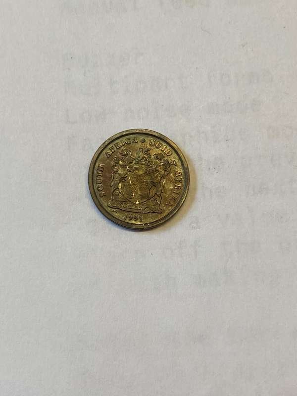 1991 South Africa 1 cent