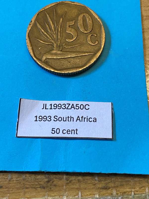 1993 South Africa 50 cent