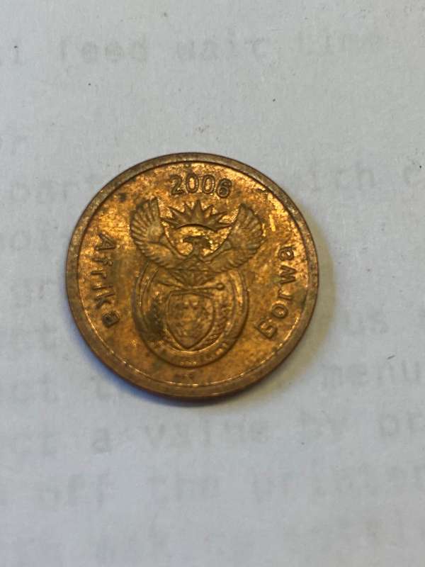 2006 South Africa 5 cent