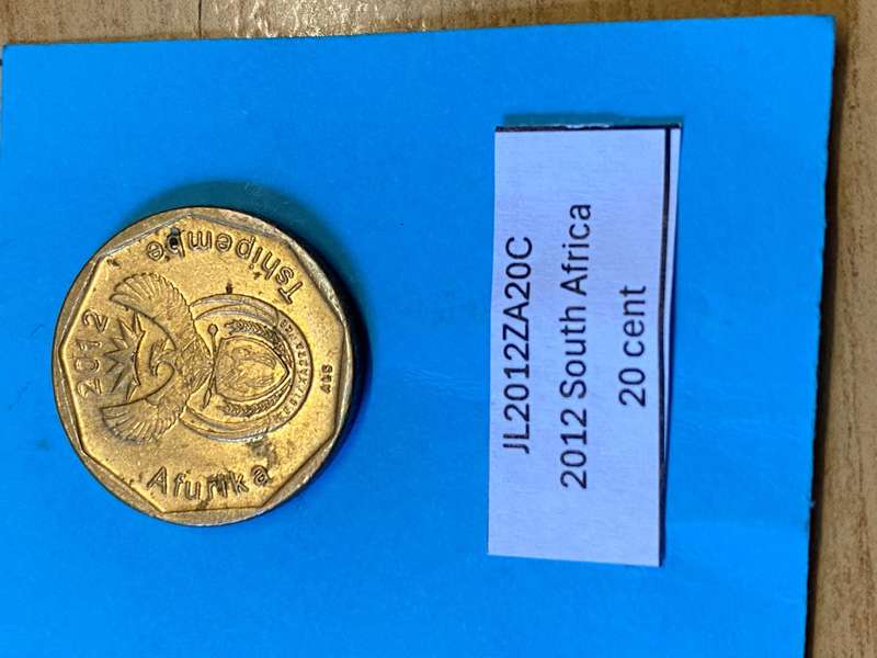 2012 South Africa 20 cent