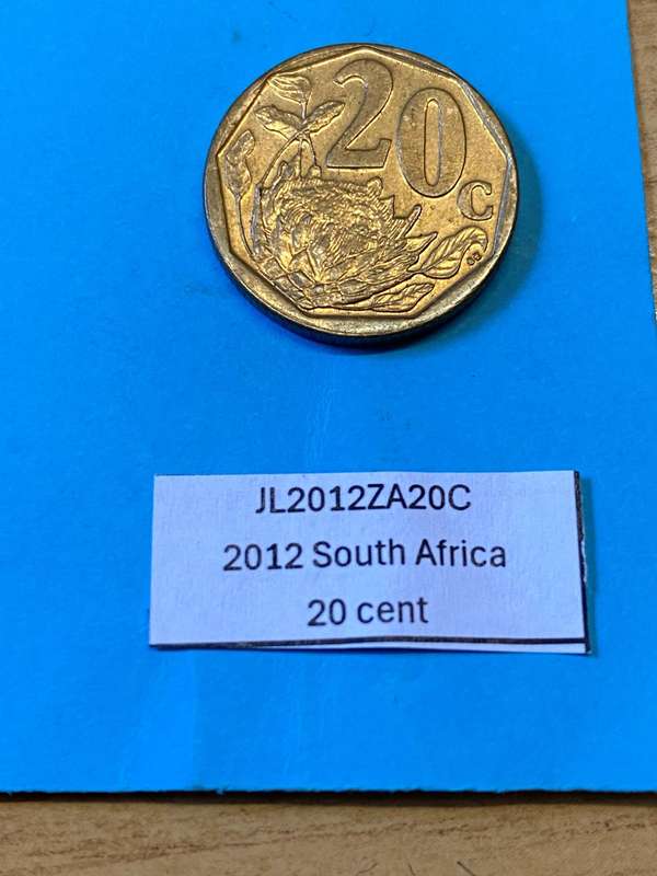 2012 South Africa 20 cent