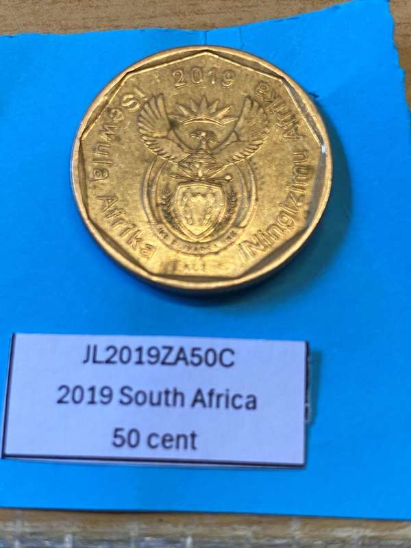 2019 South Africa 50 cent
