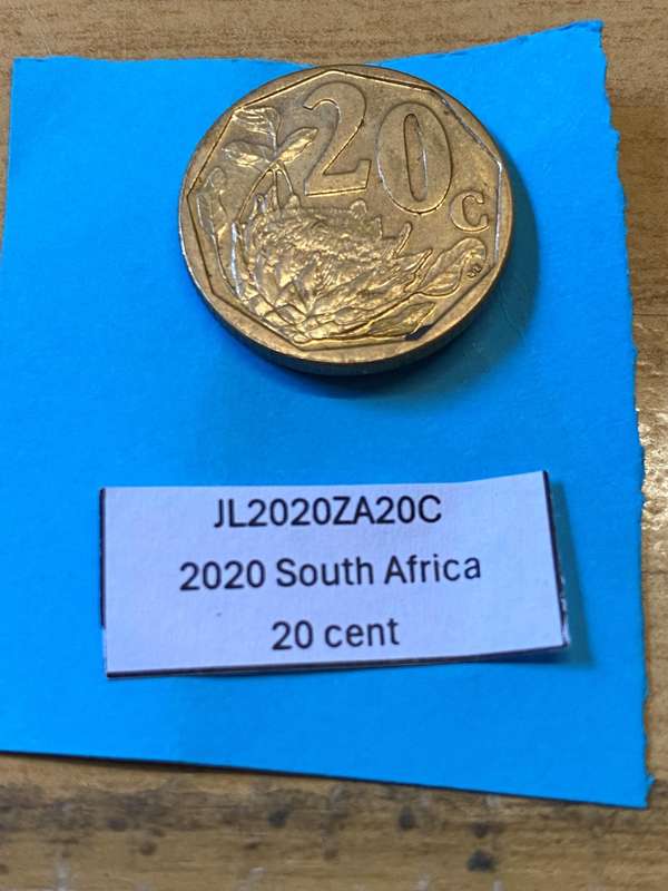 2020 South Africa 20 cent