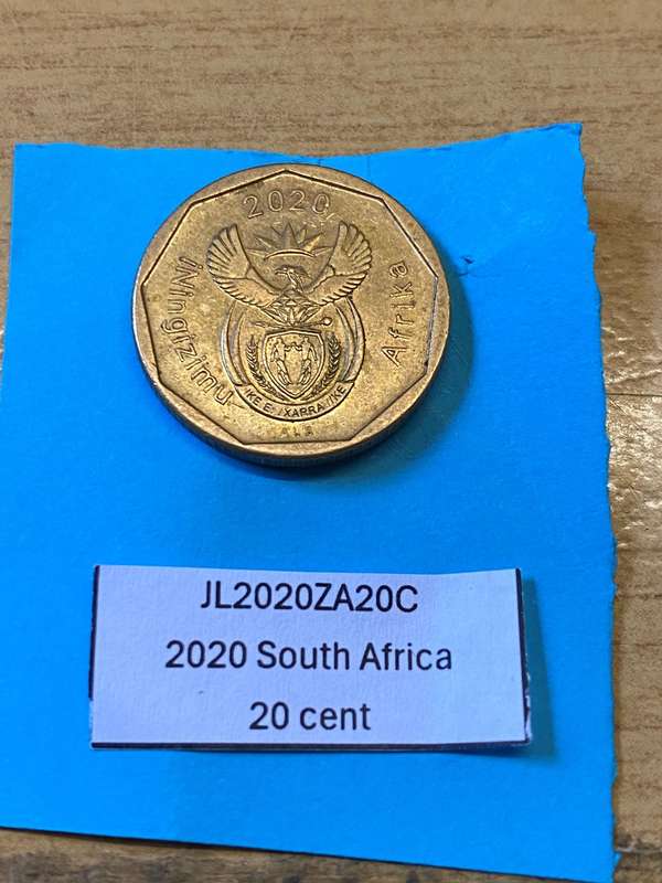 2020 South Africa 20 cent