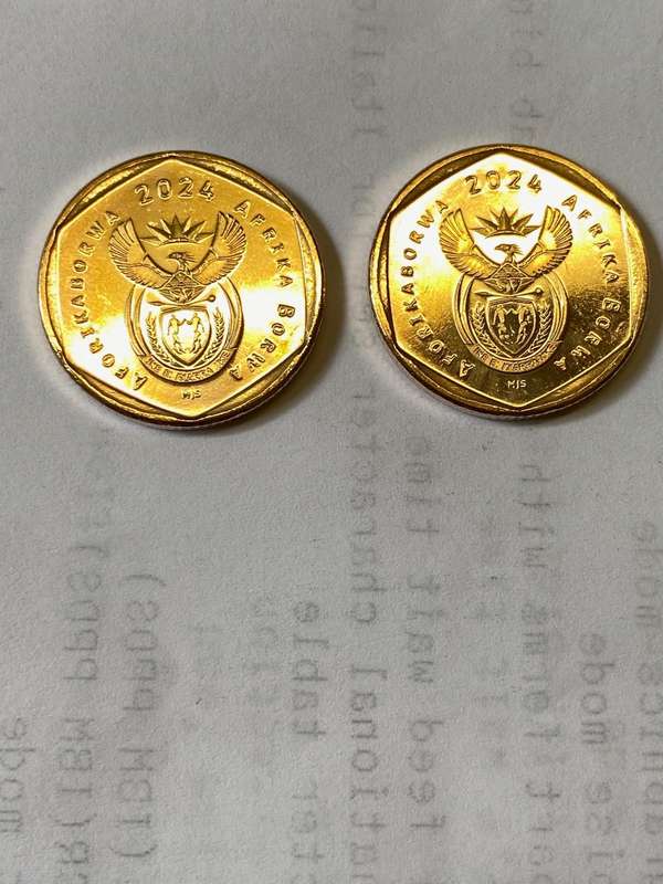 2024 South Africa 50 cent - BID PER COIN
