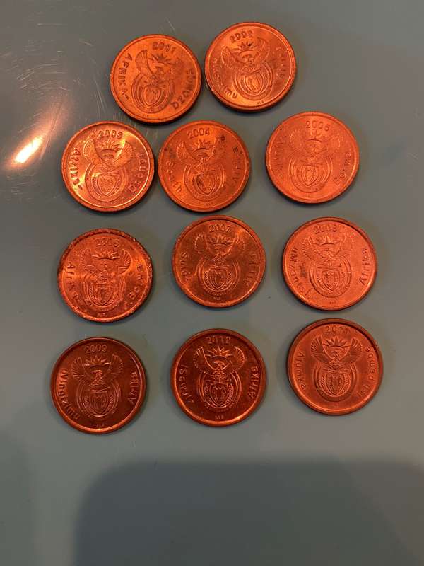 2001 to 2011 5 cent South Africa  - BID PER COLLECTION