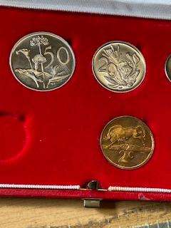 1983 Partial proof set - no gold no silver R1 - 1c to 50c