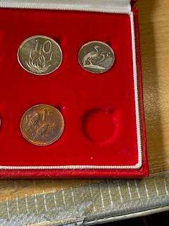 1983 Partial proof set - no gold no silver R1 - 1c to 50c