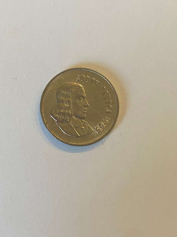 1965 South Africa 5 cent - English