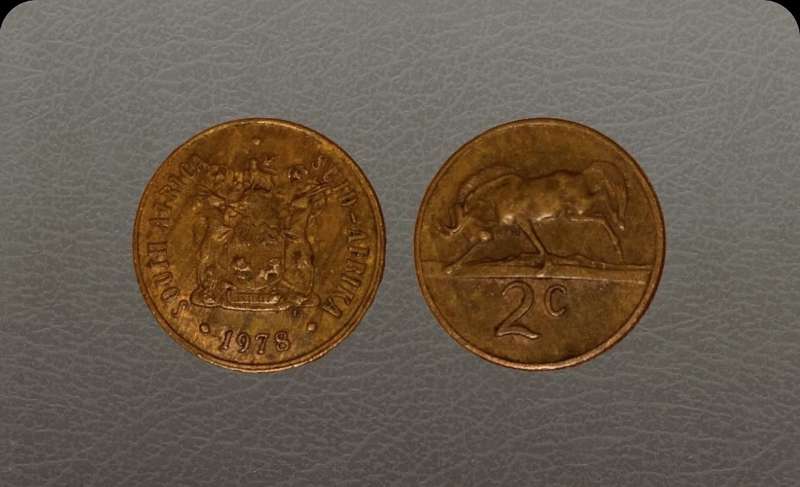 1978 South Africa 2 cent