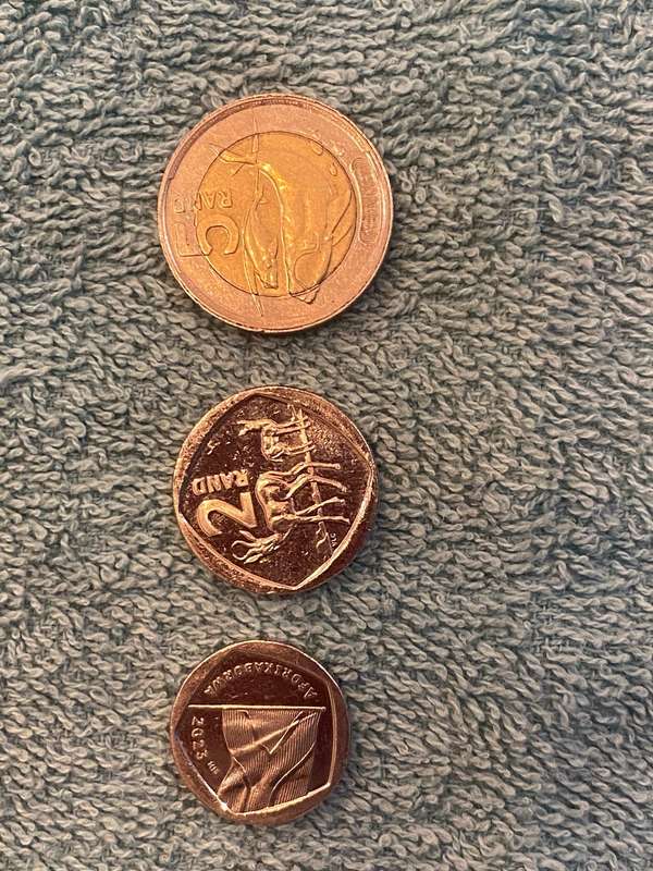 2023 South Africa 10 cent - R 5 coins