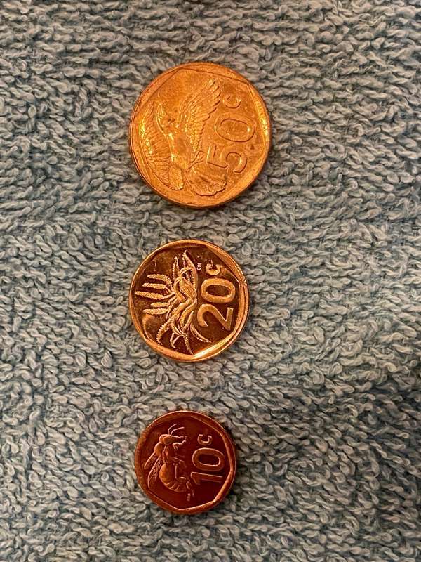 2023 South Africa 10 cent - R 5 coins