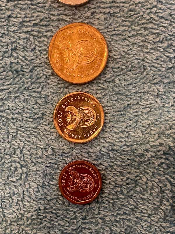 2023 South Africa 10 cent - R 5 coins