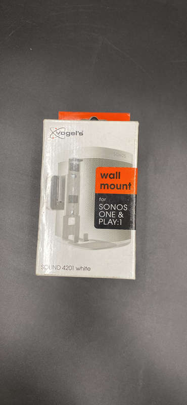 Vogels Speaker Wall Mount For Sonos One/One SL & Play: 1 White