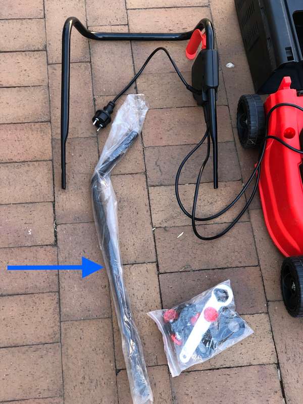 Casals Lawnmower Electric Plastic Red 300Mm 1000W (Pls Read)