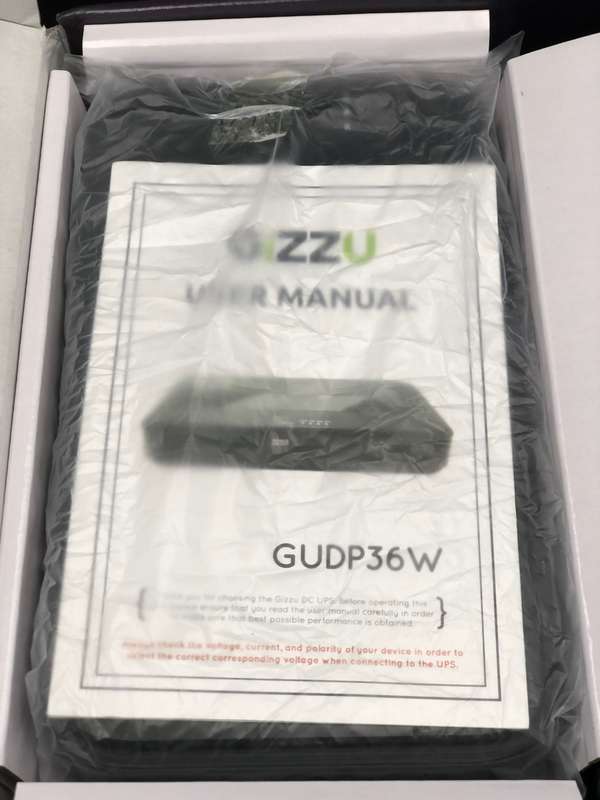 Gizzu GUDP36W Black 8800mAh Mini Dual DC UPS