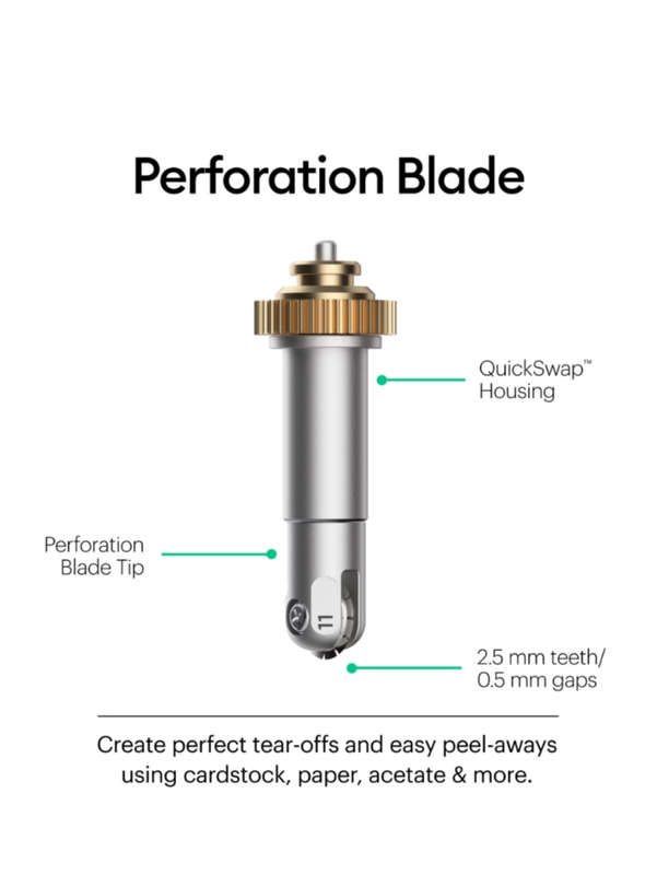 Cricut Maker Perforation Blade Tip With Quickswap Housing