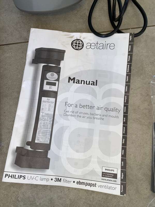 Aetaire AIR160 Classic Air purifier - For a better Air Quality
