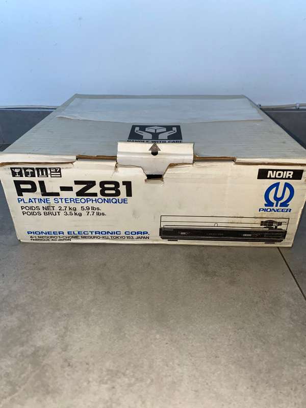 Pioneer Auto-Return Stereo Turntable PL-Z81