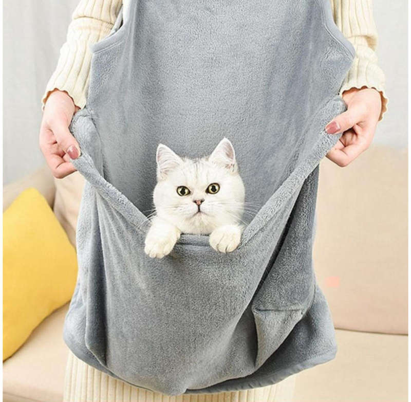 Cat Hug Apron Fleece Carrier