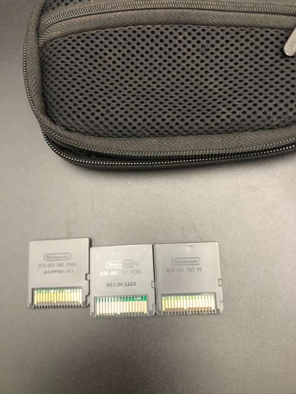 Nintendo DS Games 3 and pouch