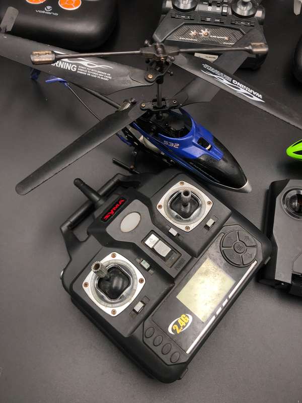 Lots Drones and RC Helicopters