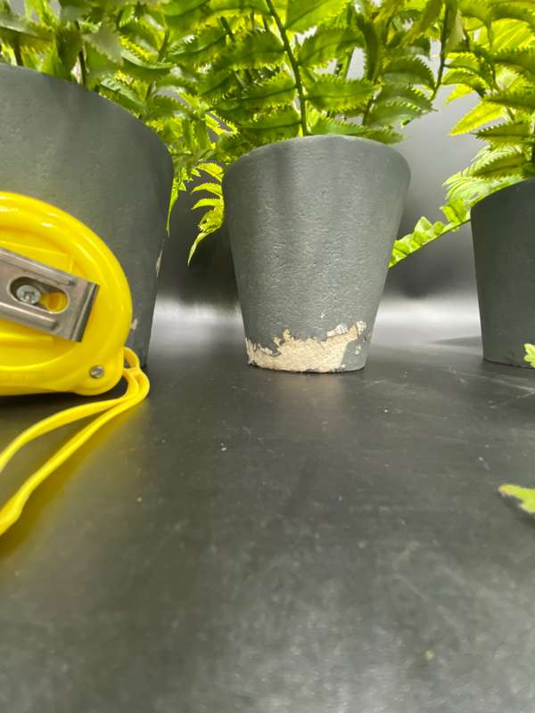 Artificial Fern Plants X3